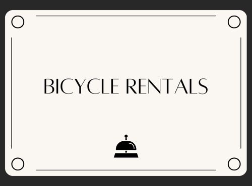 bicycle rentals