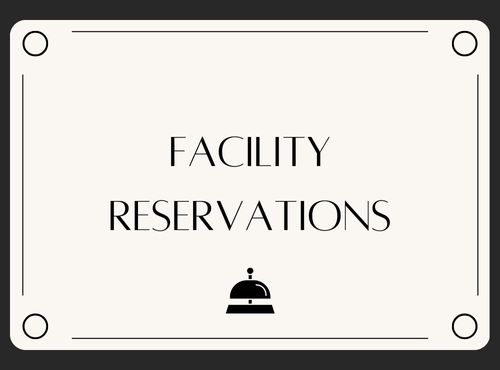 facility reservations