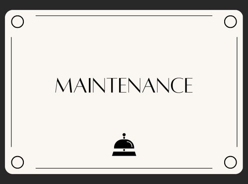 maintenance