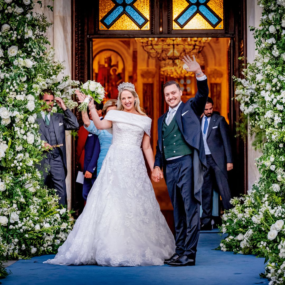 Boda real de la princesa Teodora de Grecia: un desfile de elegancia con la reina Sofía y las infantas como protagonistas