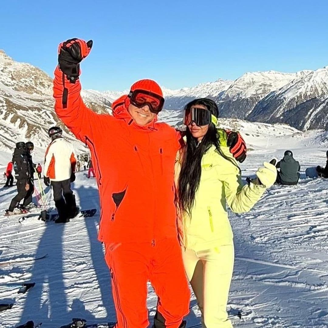 ¡Amor bajo cero! Cristian Castro y su novia disfrutan de unas vacaciones en la nieve