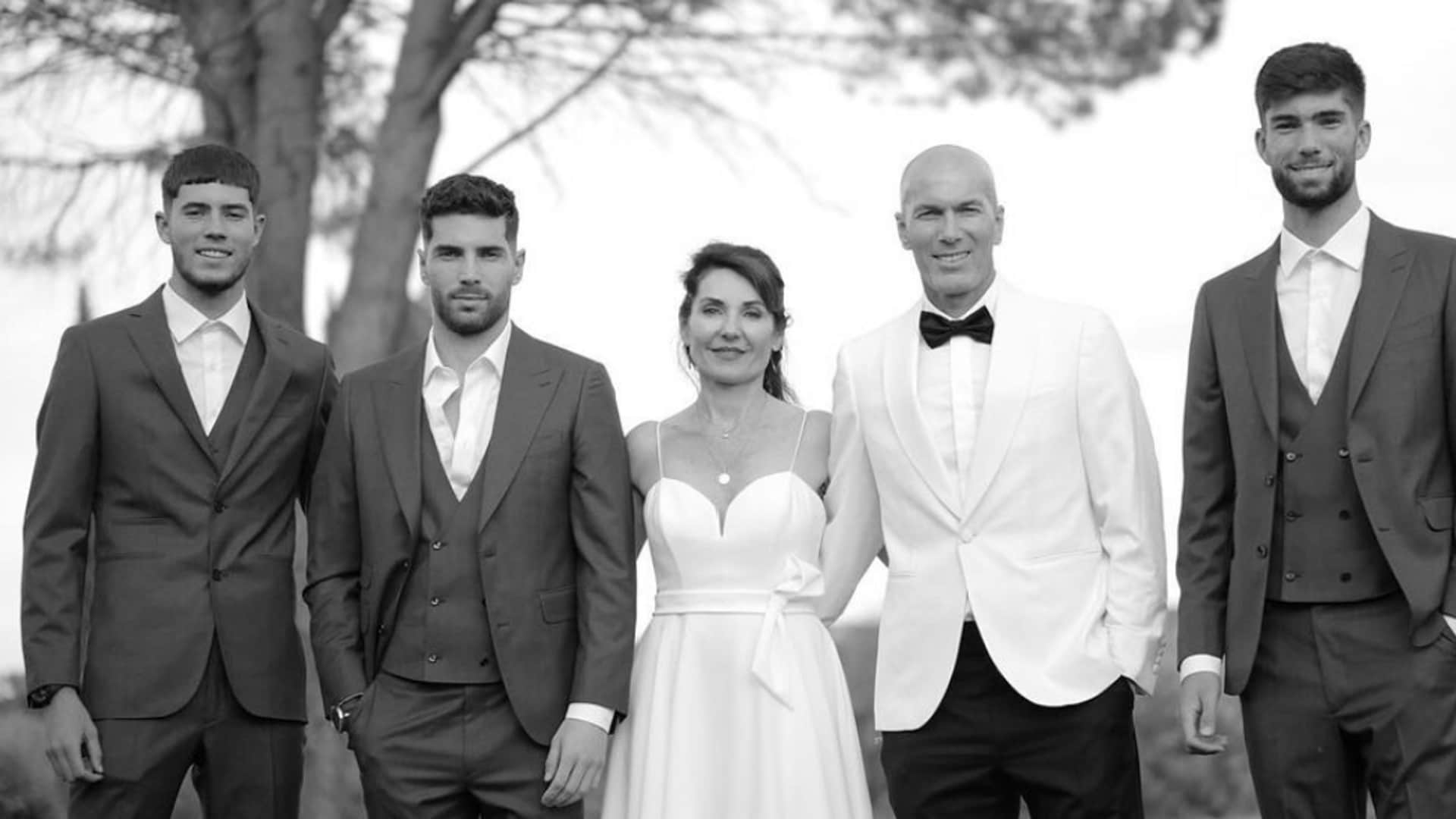 Zinedine Zidane and Veronique Fernandez's 30th anniversary