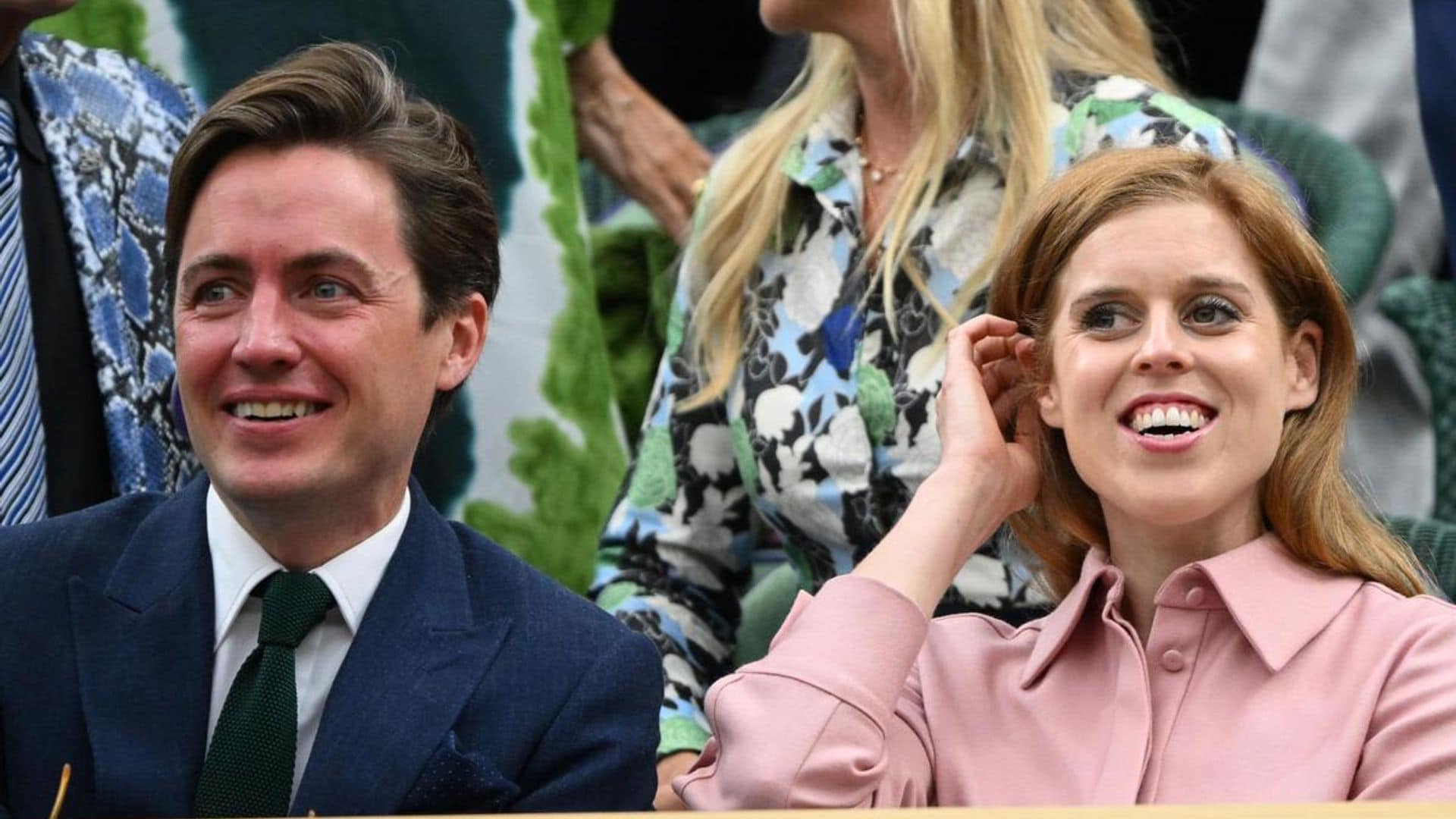 Princess Beatrice and Edoardo Mapelli Mozzi enjoy day date at Wimbledon