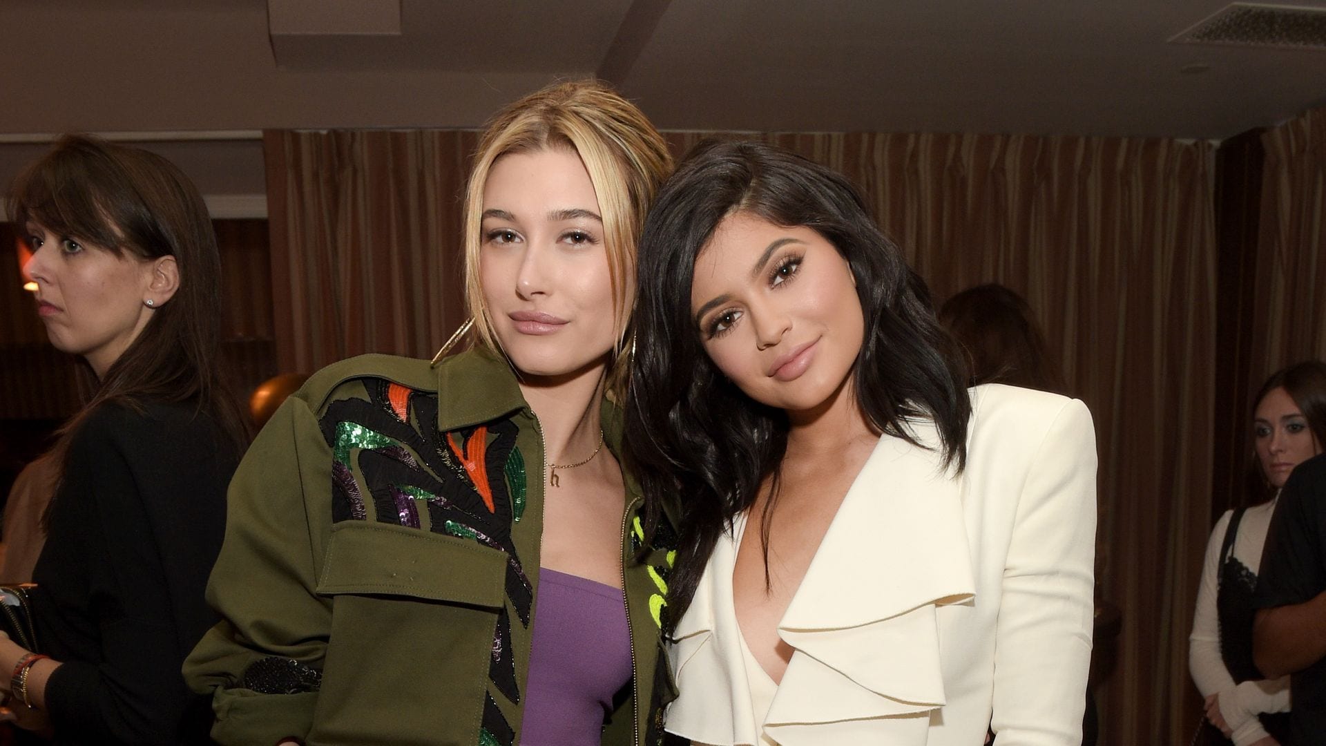 Hailey Bieber's first public appearance after giving birth; model dines with Kylie Jenner