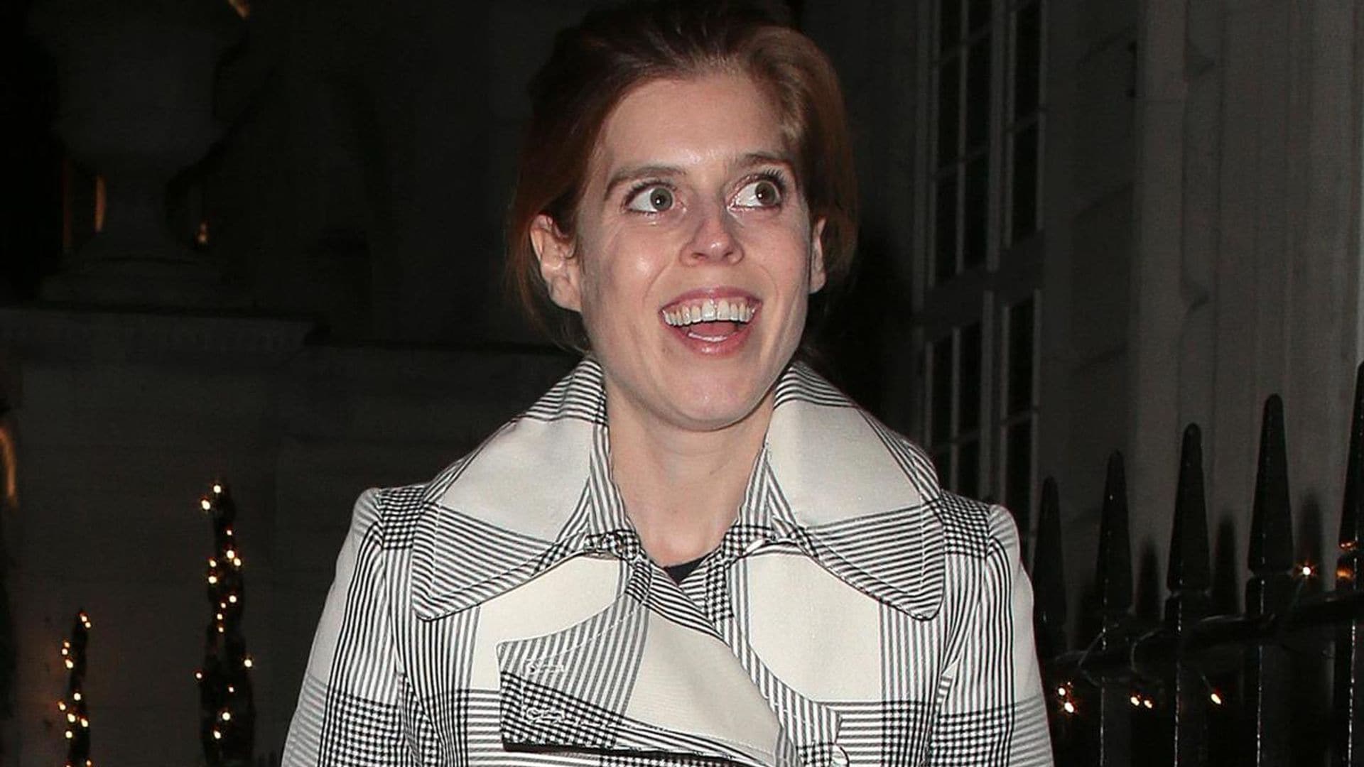 Princess Beatrice cozies up next to husband Edo at Christmas event