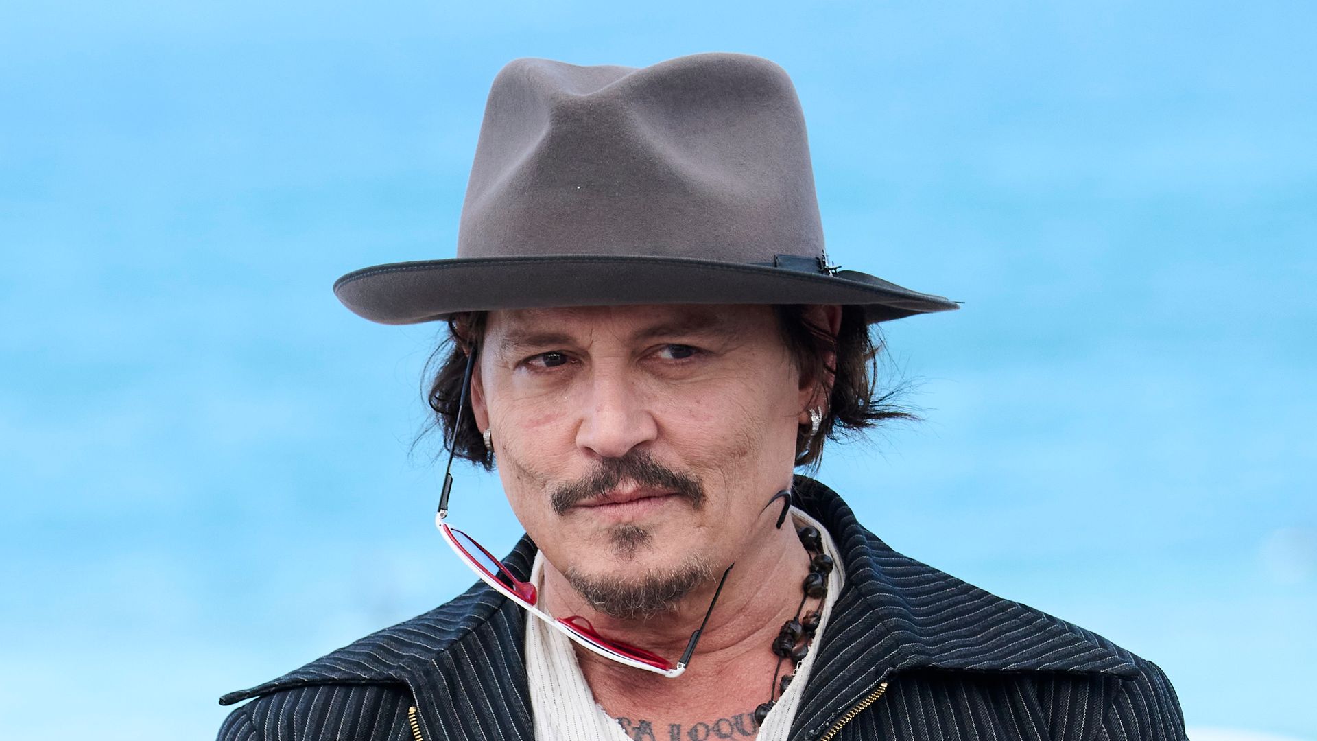 Johnny Depp plays Spanish guitar for the first time while visiting 'El Hormiguero' in Madrid