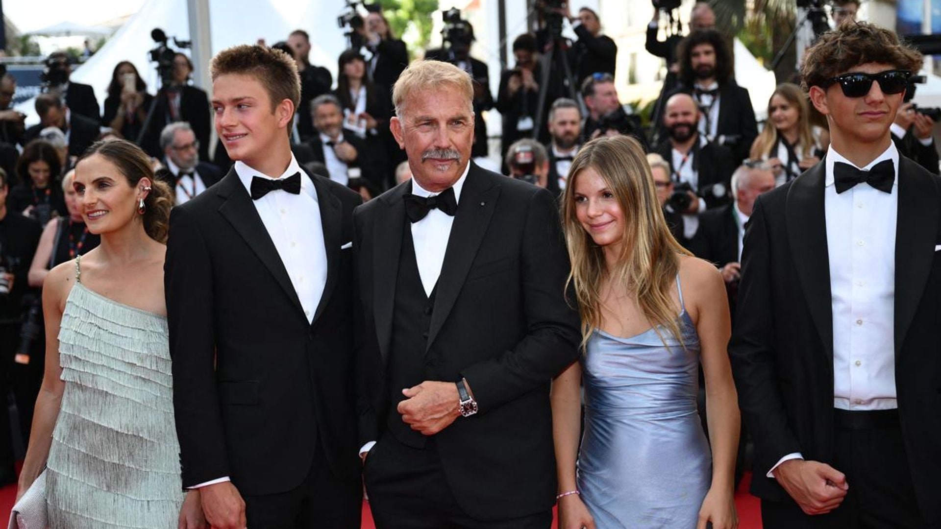 Kevin Costner and his five kids attend Cannes premiere of ‘Horizon’