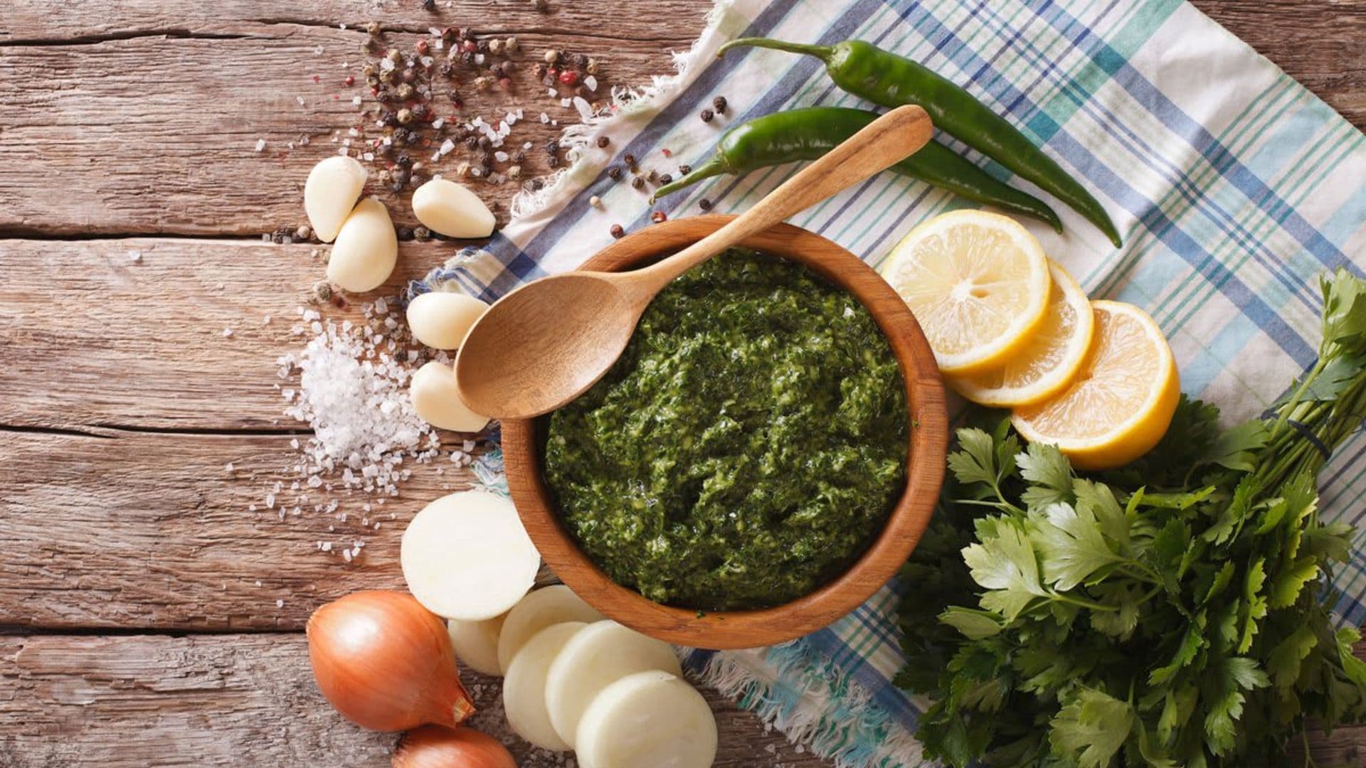 This homemade zesty chimichurri sauce will add the perfect kick to your next burger