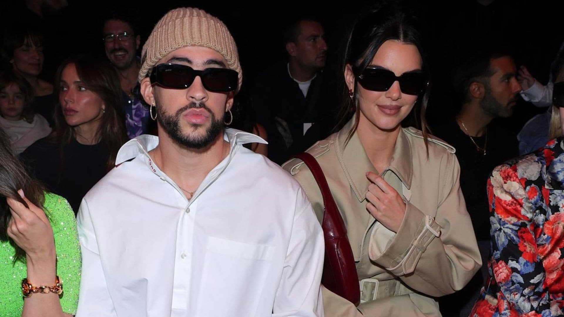 Bad Bunny and Kendall Jenner spotted leaving hotel in Miami together