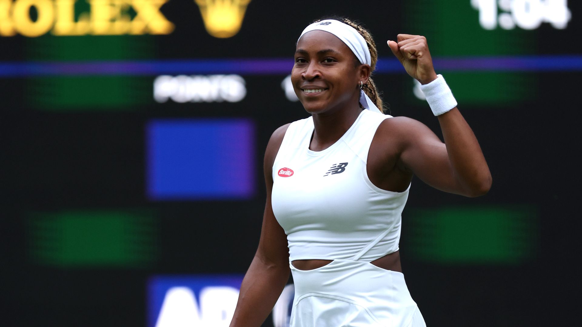 Coco Gauff's adorable and stylish Wimbledon manicure