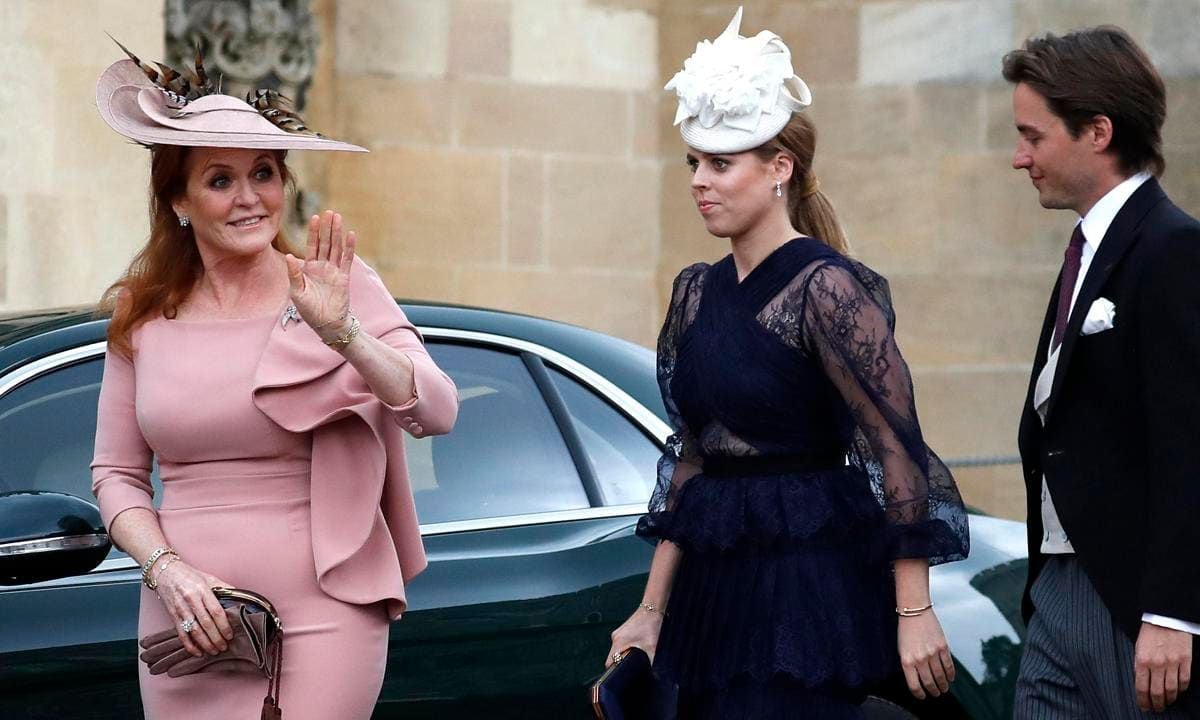 Sarah Ferguson watched Princess Beatrice and Edo's daughter while they were away