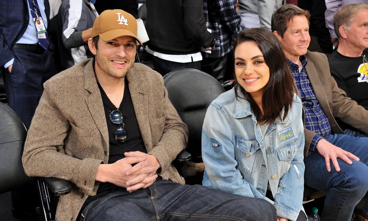 Celebrities At The Los Angeles Lakers Game