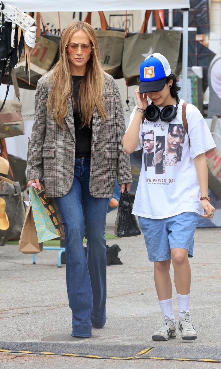 Jennifer Lopez and her daughter Emme