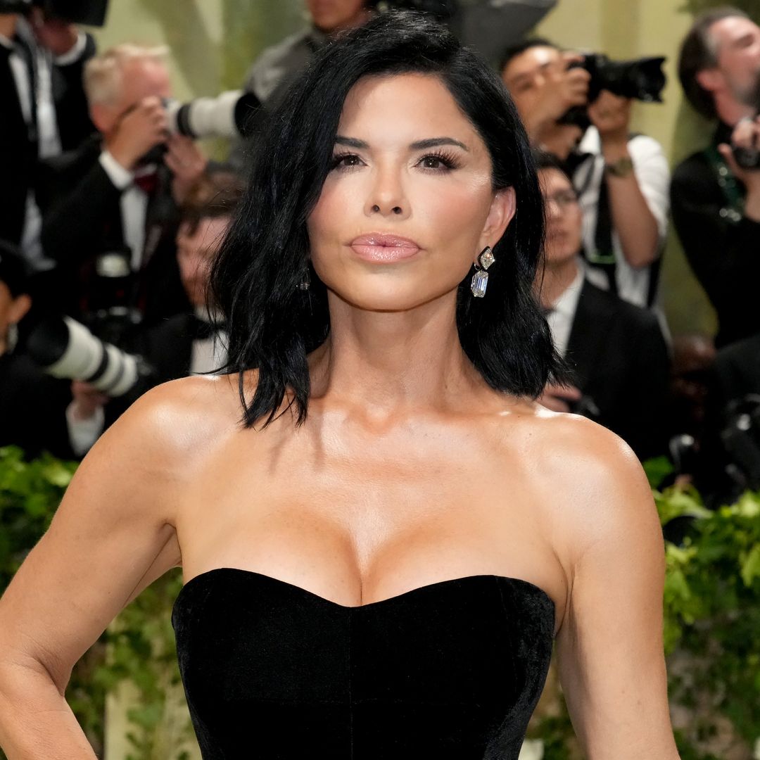 Lauren Sanchez wows in black at Dolce & Gabbana's fashion show in Italy