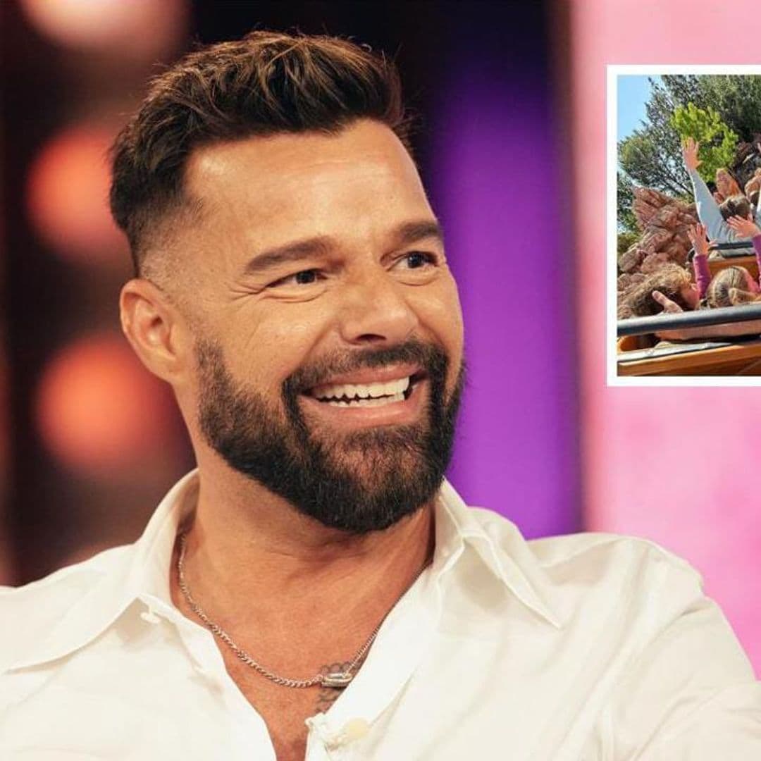 Ricky Martin, a ‘happy dad’ with his four kids in Disneyland