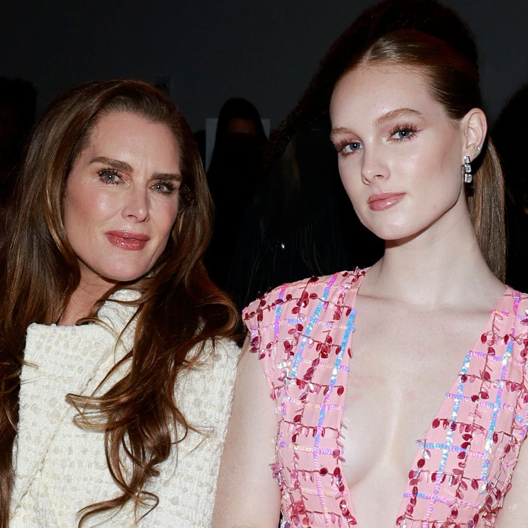 Brooke Shields' daughter repurposed her mother's wedding dress for her graduation