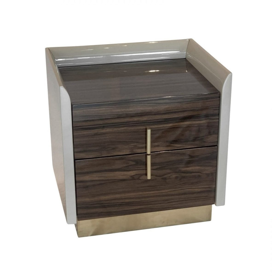 FIJI Ebony Two Tone Nightstand