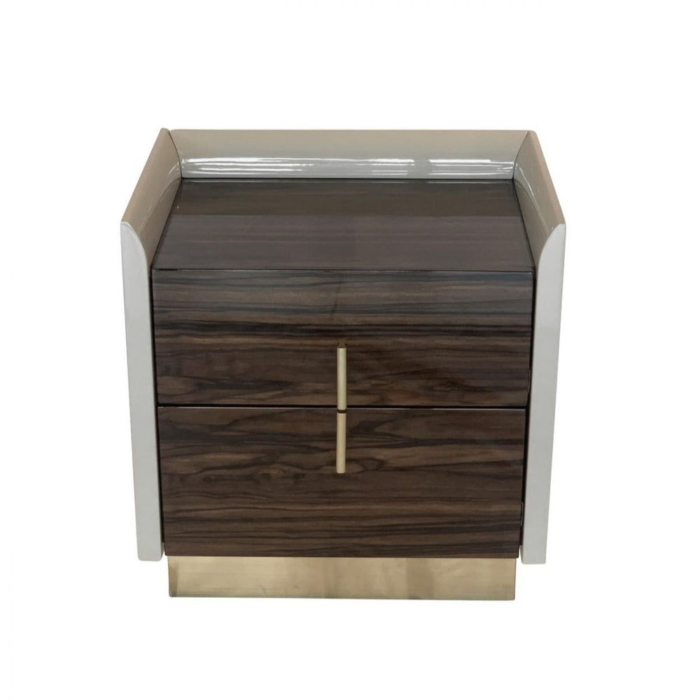 FIJI Ebony Two Tone Nightstand