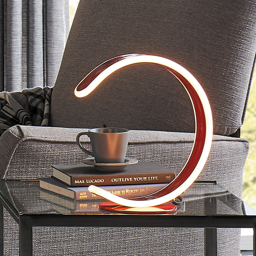 LUMA C-Shaped Curve Table Lamp