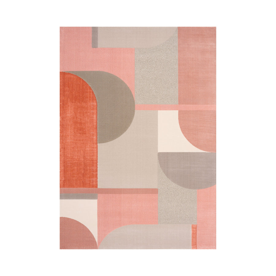 KALI Pink Grey, Abstract Rug