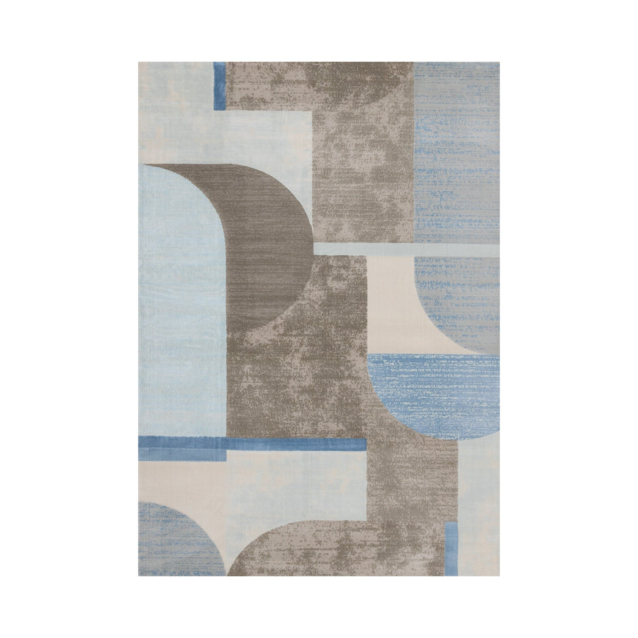 KALI Blue Brown, Abstract Rug