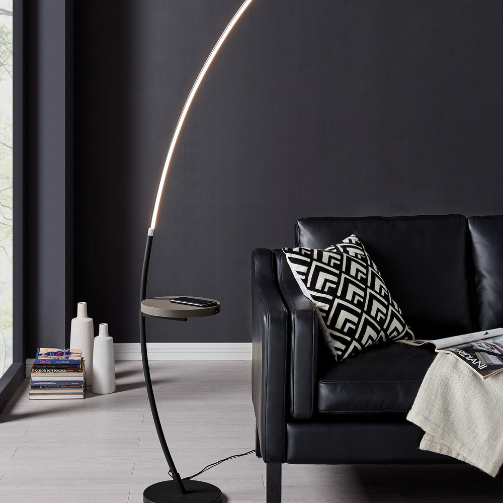 MONITA USB and Wireless Charging, Floor Lamp