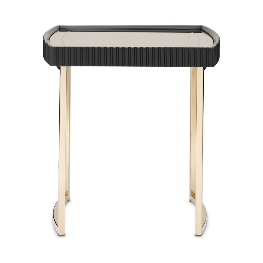 LISBON Black End Table - Michael Amini