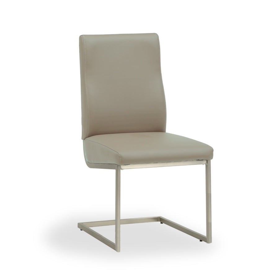 MERISHA Cantilever Dining Chair Light Gray