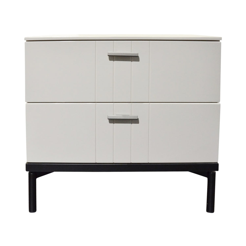 AURORA Light Gray Nightstand