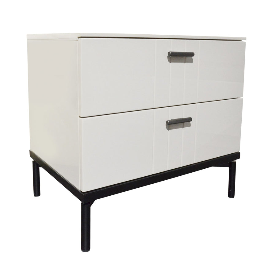 AURORA Light Gray Nightstand