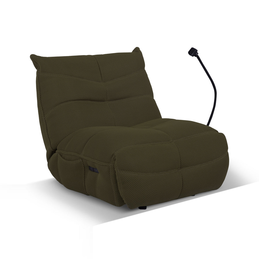 SETH Rocker Recliner with Phone Holder Green