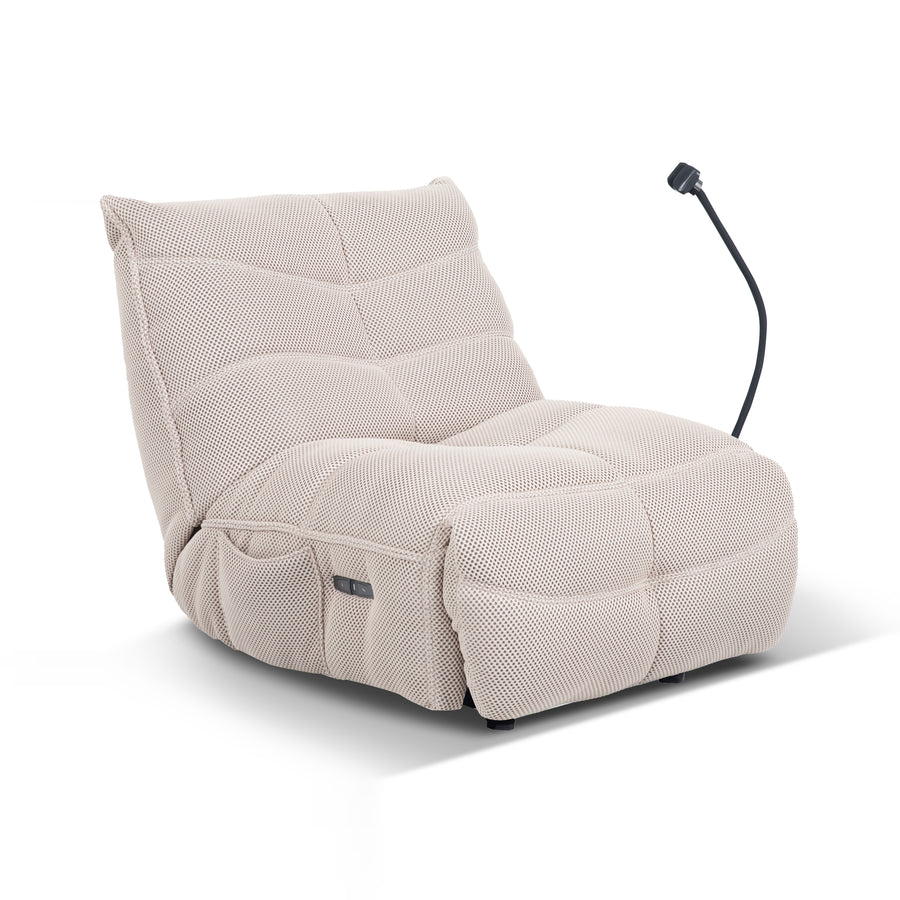 SETH Rocker Recliner with Phone Holder White