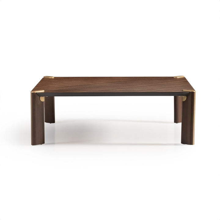 AMORA Eggshell Walnut Coffee Table - Michael Amini