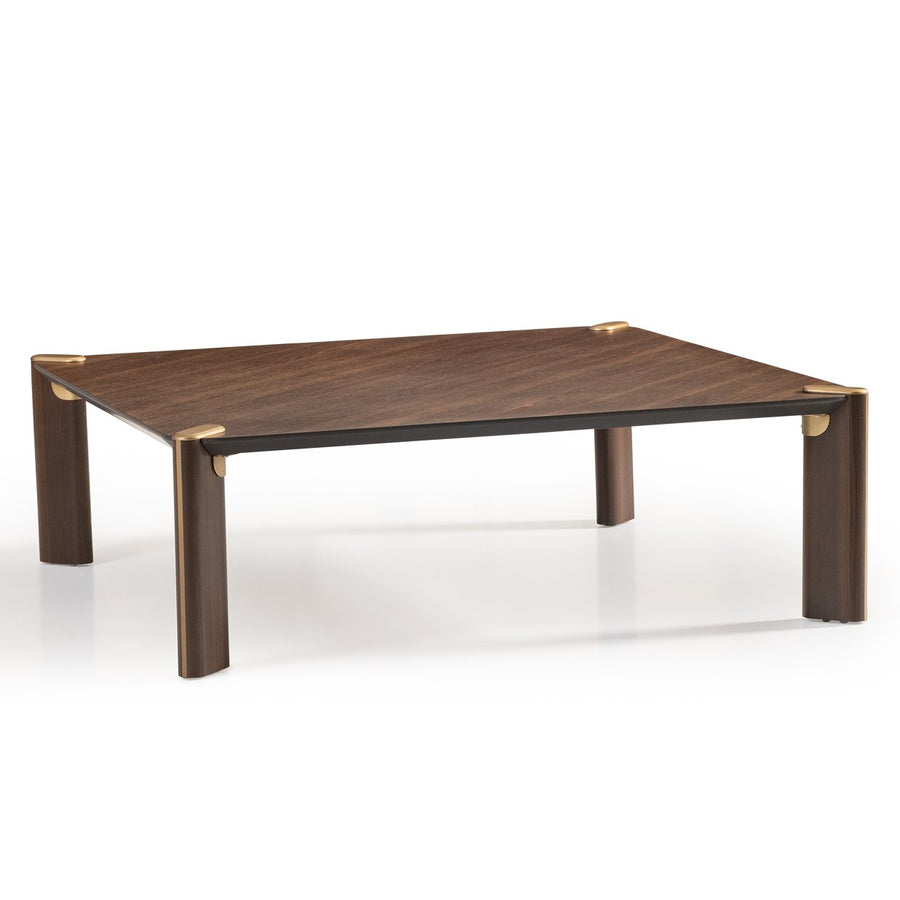 AMORA Eggshell Walnut Coffee Table - Michael Amini