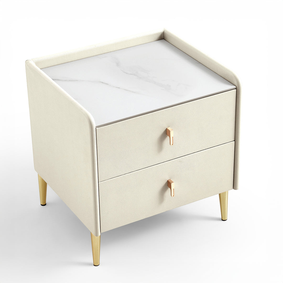 LISA Two Drawer, Bedroom Nightstand