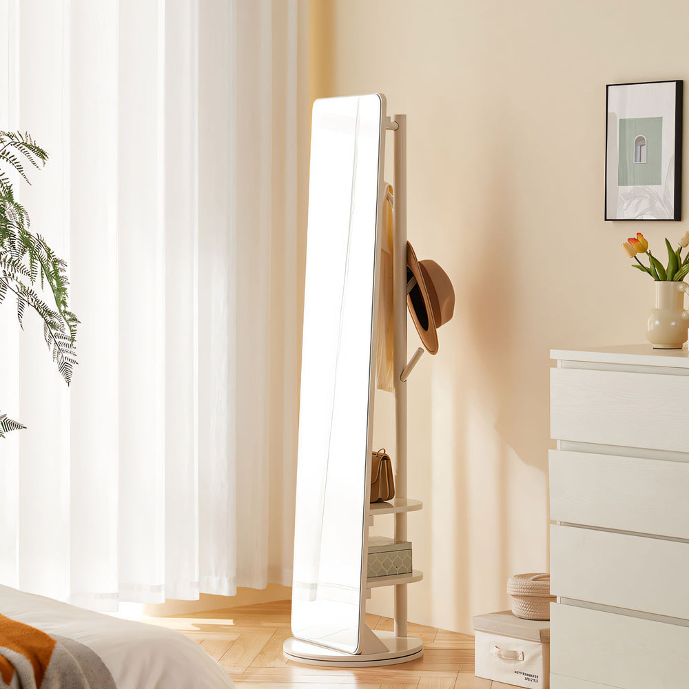 ALEXA Dual Layer Full-Length Spinnable Mirror