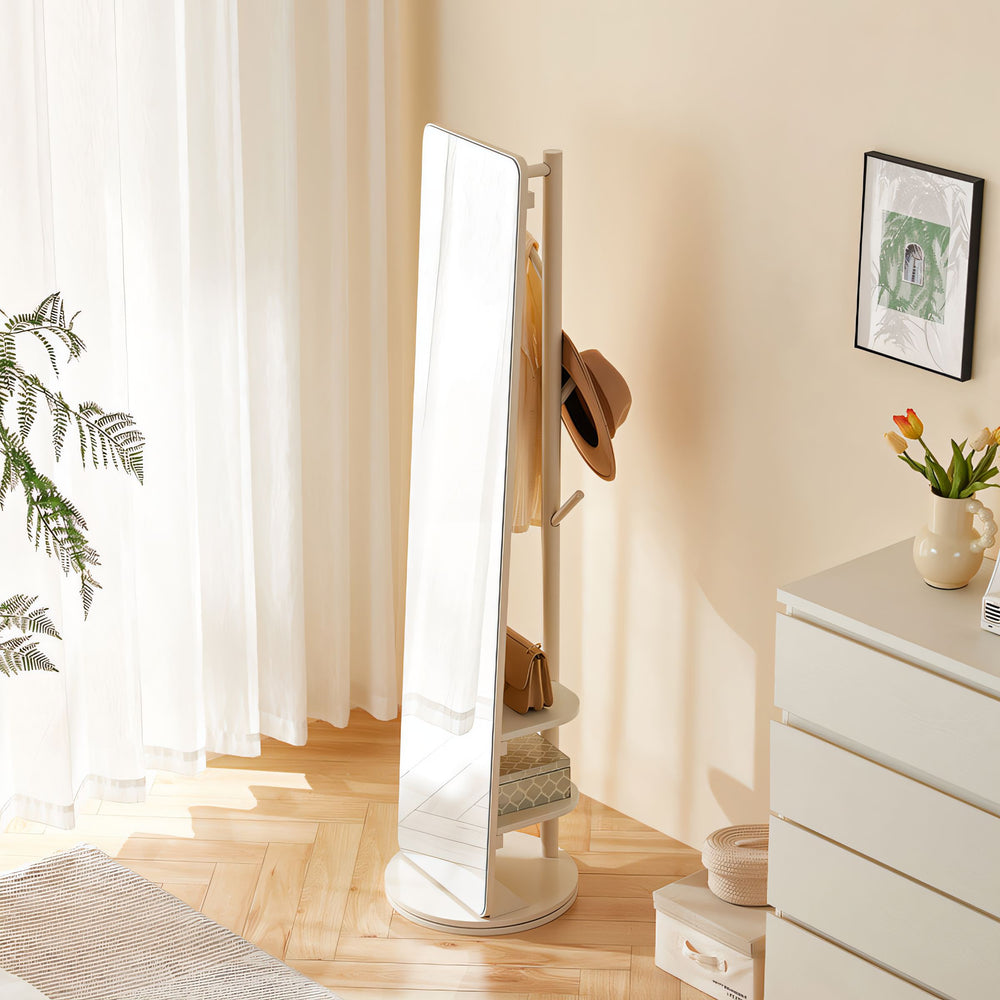 ALEXA Dual Layer Full-Length Spinnable Mirror