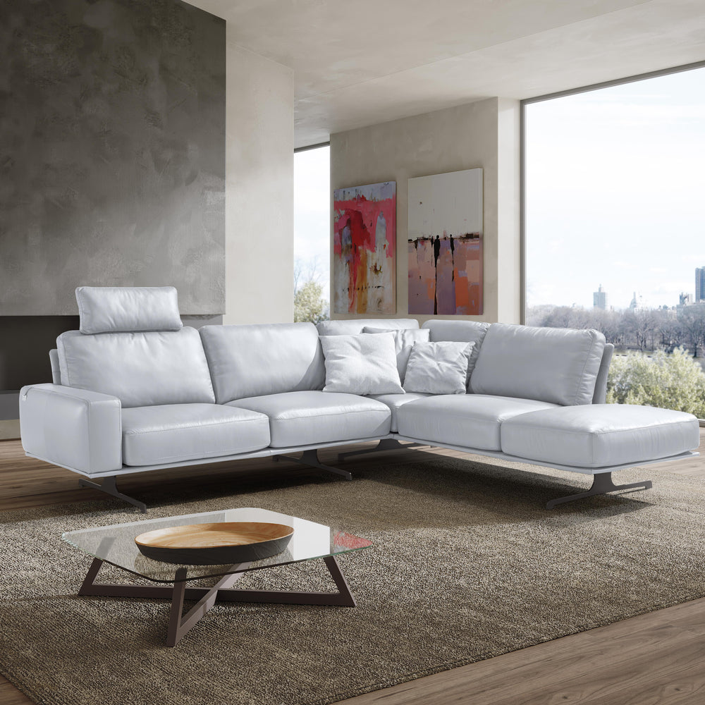 NUVOLARI Full Leather Sectional Sofa - New Trend Concept