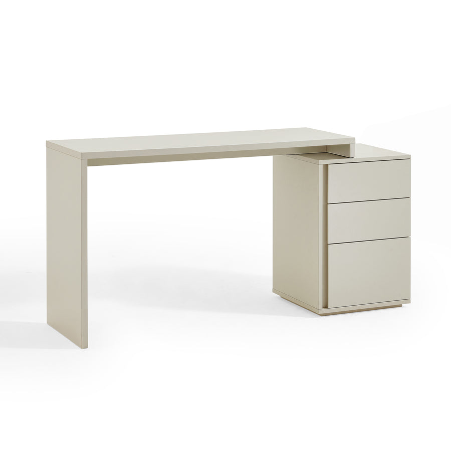 NORA Extendable Office Table with Storage Cabinet