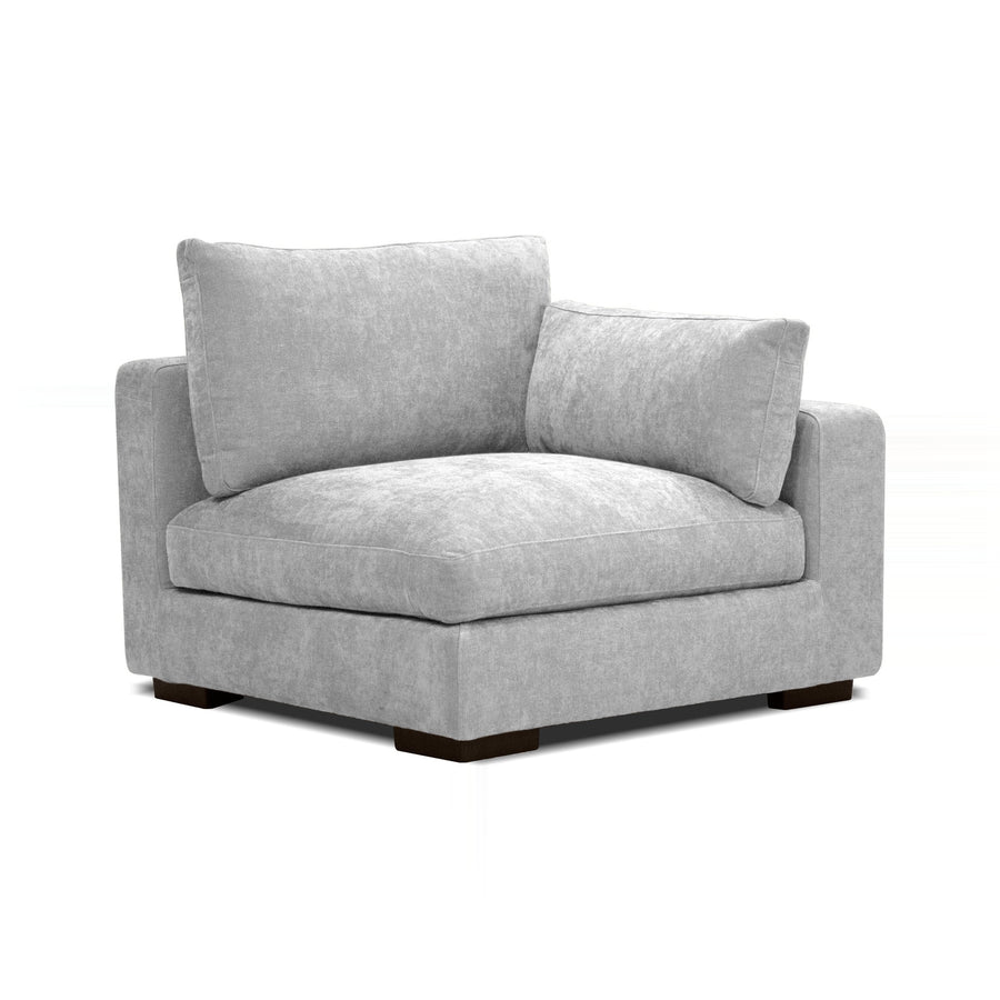 ONZA Modular Sofa - Mobital Heather Grey Right Armchair