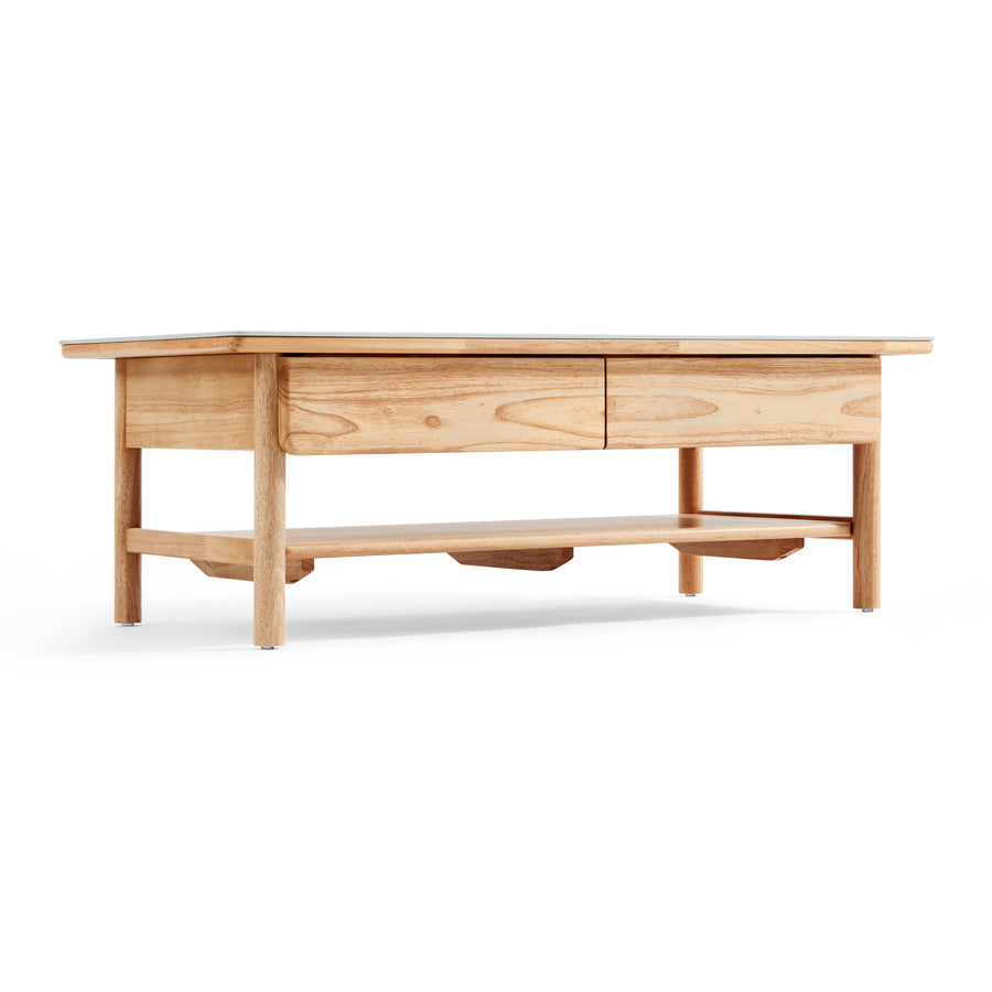 LAYLA Wooden And Ceramic Coffee Table 1.2m