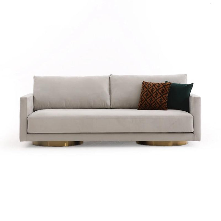 OLIVE Dual Base Beige Fabric Sofa