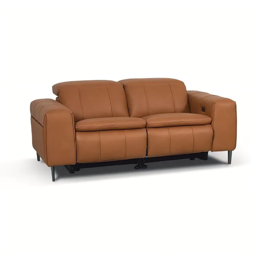 STORM Brown Leather Sofa