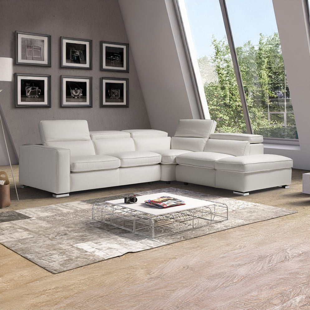 VERTIGO Full Leather Sectional Sofa - New Trend Concept