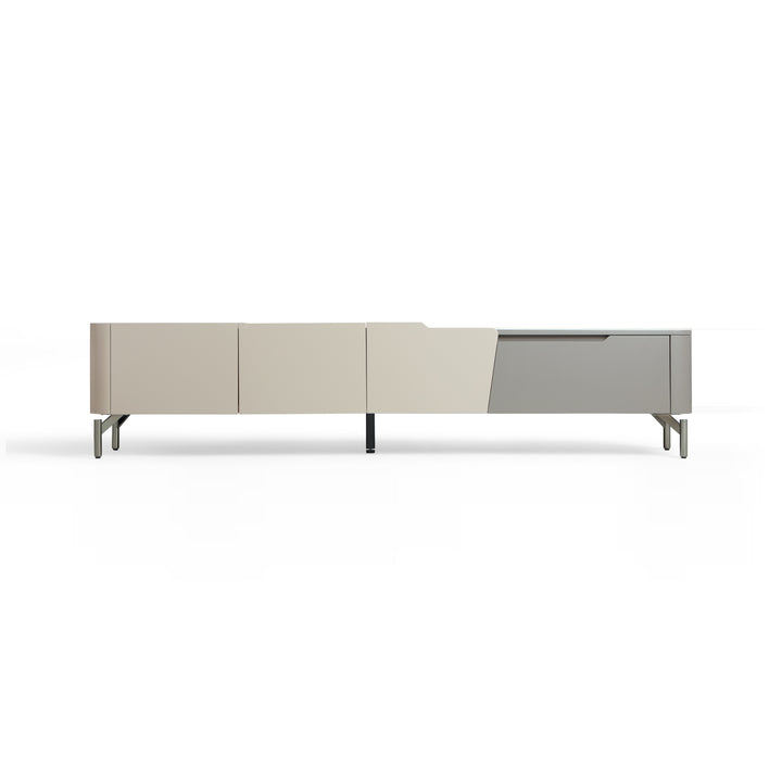 KEEGAN White & Grey 200cm TV Stand