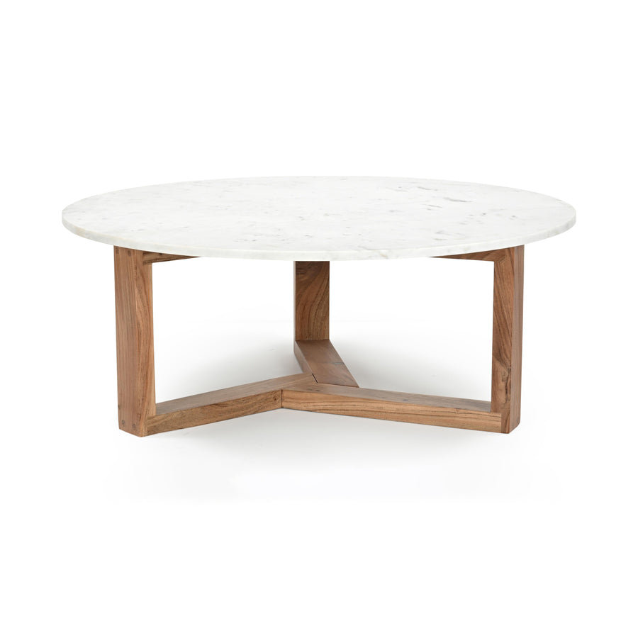 VENTURA Brown Acacia Coffee Table