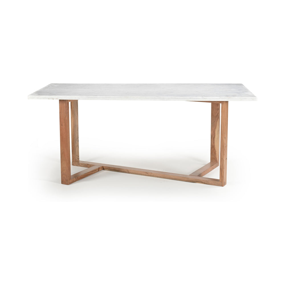 VENTURA Brown Acacia Dining Table