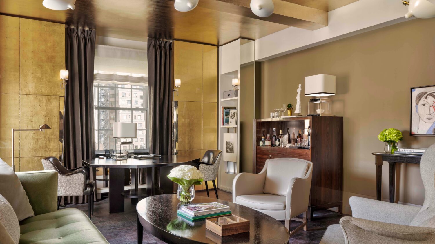 suite livingroom-the carlyle, a rosewood hotel nyc