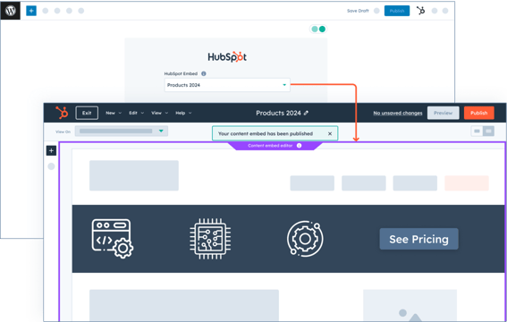 Content Hubコンテンツ埋め込み