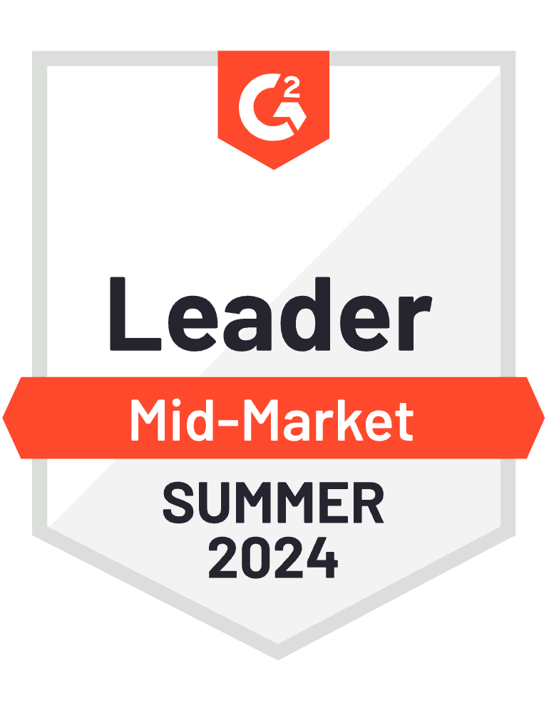 Badge G2 : Leader, PME, été 2024